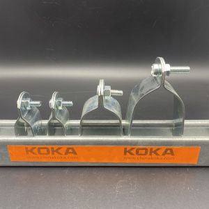 Quality HDG 3/4'' 1/2'' Thermostability Unistrut Cushion Clamps for sale