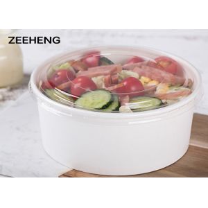 250ml - 1500ml Large Disposable Salad Bowls Eco - Friendly Food Grade