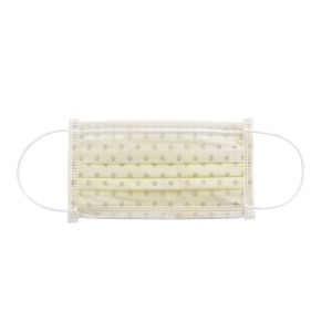 Surgical Disposable Protective Face Mask Yellow 3 Layers