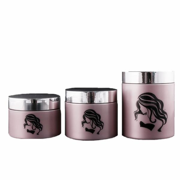 Buy Shatterproof Cylinder Round Plastic Canisters Empty Cosmetic Containers 80ml at wholesale prices