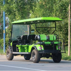 72V Hunter Custom Electric Golf Carts Eight Passenger 850KG Weight