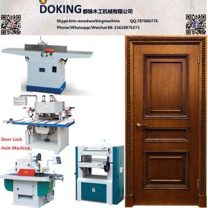 Solid wooden door production line wood door making machines