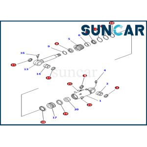 PC78US-6 PC78UU-6 Excavator Replacement Kits 707-98-42700 7079842700 Komatsu