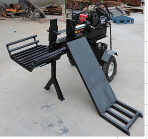 CE Hydraulic Wood Splitter Automatic Feeding Commercial Log Splitter