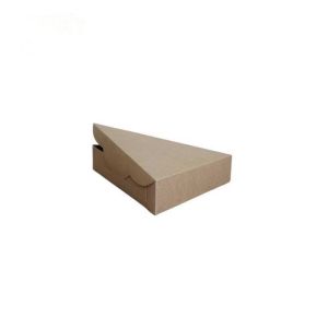 Eco Friendly Paperboard Food Folders Triangle Pizza Box CMYK/Pantone Printed Box