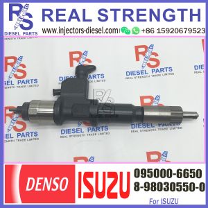 common Rail Diesel Fuel Injector 8-98030550-4 8980305504 095000-6650 for 6WF1