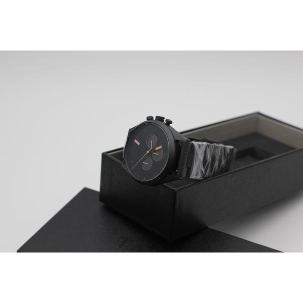 Poliahsed silver stainless steel 3atm water resistant oem montre homme