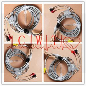 989803166311 3 Lead Ecg Cable , PHiliph Goldway Ecg Trunk Cable