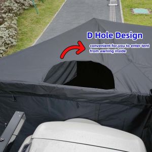 UV Resistant Foldable 270 Degree Awning With Walls 270 Degree 4wd Awning