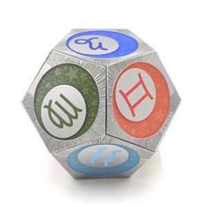 Zinc Alloy Zodiac Signs Segment Personalized Medal Twelve Segmented Constellation