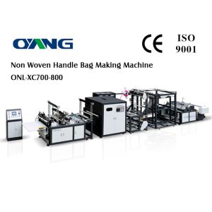 China CE Certification Non Woven Bag Manufacturing Machine With Handle on sale