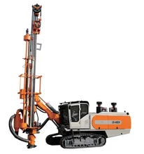 China 152-203mm Range Rock Drill Rig With 7M Drill Pipe 114mm Drill Pipe OD And 0-80 RPM Rotation Speed on sale