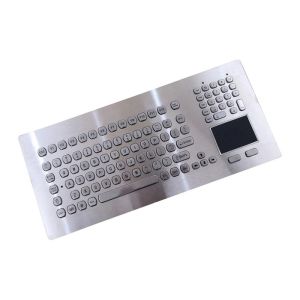 IP65 Ruggedized Keyboard By Industrial Metal Material With Touch Screen