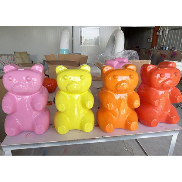 Lovely Fiberglass Candy Statues , Fiberglass Display Props Highly Attractive