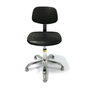 Customized Polyurethane Foaming ESD Chair With Back Rest And Footrest