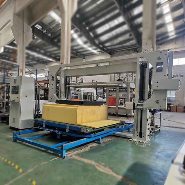 Sponge Cutting Machine For Flexible PU Foam Cutting With High Speed Blade And No Dust