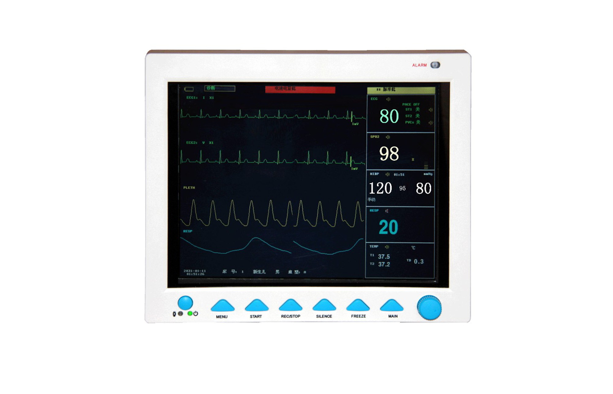 Quality Mini Multi Fuction Contec Patient Monitor For Medical Treatment for sale