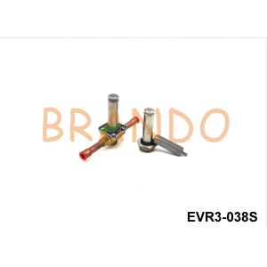 China Medium Pressure Refrigeration Solenoid Valve EVR3-038S 220VAC 12VDC on sale
