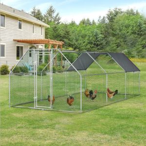 CE Easy Clean 54.5kgs 6x3x2m Walk In Chicken Cage