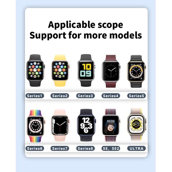 2500mAh Power Bank Wireless Charger For Iwatch Cable Charging IPhone Overcharge Protection