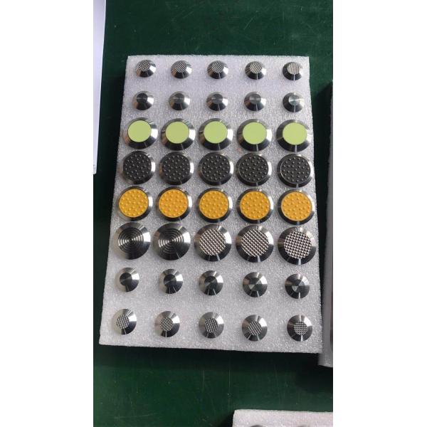 SS304 SS316 Road Stud Tactile Indicator Studs PP Surface Stainless Steel Tactile Studs Anti Slip