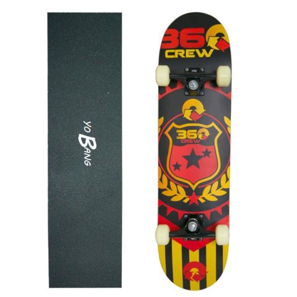 31 Inches Full Complete Skateboards 7 Ply Deck Aluminum Trucks Pu Wheels
