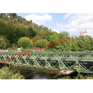 Lightweight Structure Temporary Usage Military Bailey Bridge For Emergency