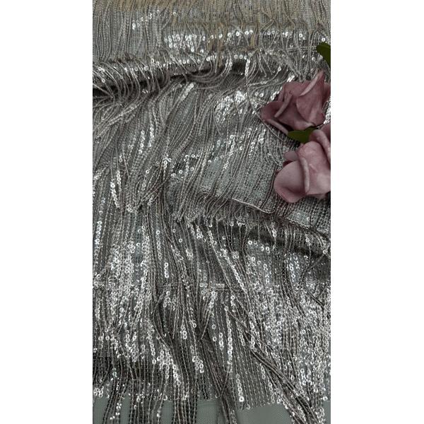 Fringe Sequin Fabric Elegant and Shinning For Girls And Handmade Accessories