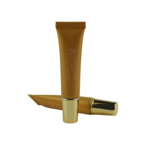 China Cosmetic Skincare Lotion Tubes Squeeze Pe Plastic Tube Packaging With Labeling on sale