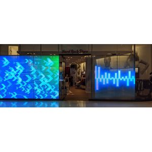 SCX3.91-H7.8125 Transparent LED Screen Indoor led screen for retail shops