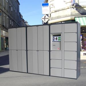 Metal Storage Barcode / Electronic Laundry Locker , School Student Gym