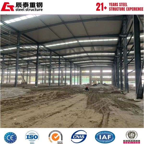 Buy Strong stability galvanized portal steel frame structure warehouse building at wholesale prices