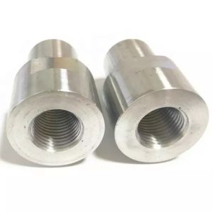 Custom High Precision CNC Milled Turned Pipe Fitting Part Stainless Steel