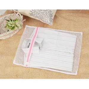 Quality Custom Laundry Mesh Wash Bag with Non-rusting Nylon Zipper for sale