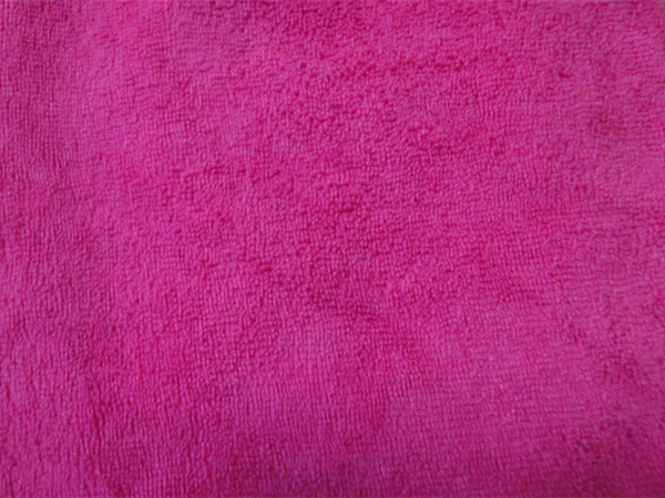 Buy Red Colorful Warp Terry Cloth 50*60 Textile Microfiber Household Cleaning Towel at wholesale prices