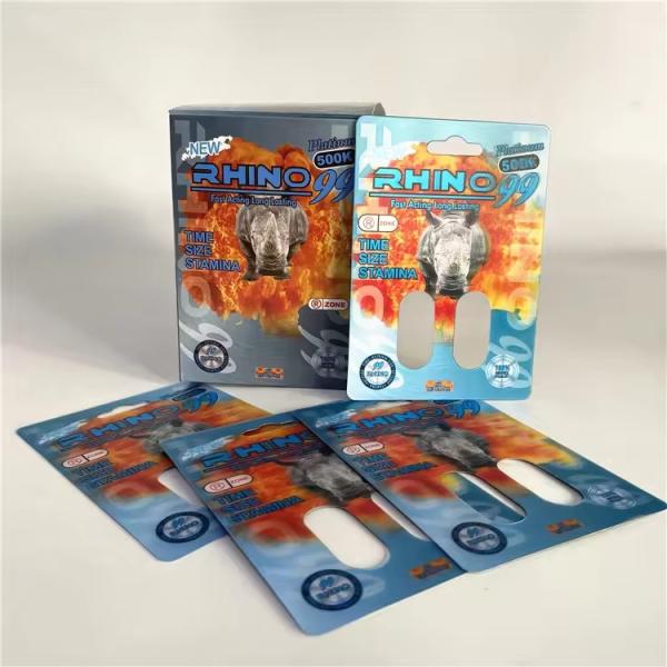 Customized Rhino Glossy Paper Card with Tear Resistance and Recyclable Feature