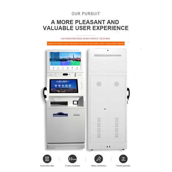OEM ODM Touch Screen Document Scanning Printing a4 Self Service Print Terminal Kiosk