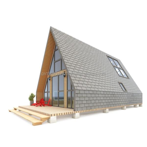 Buy EU Bathroom Living Room Wooden Triangle Container with Sandwich Panel Door and Galvanized Steel Square Tubes Structure at wholesale prices