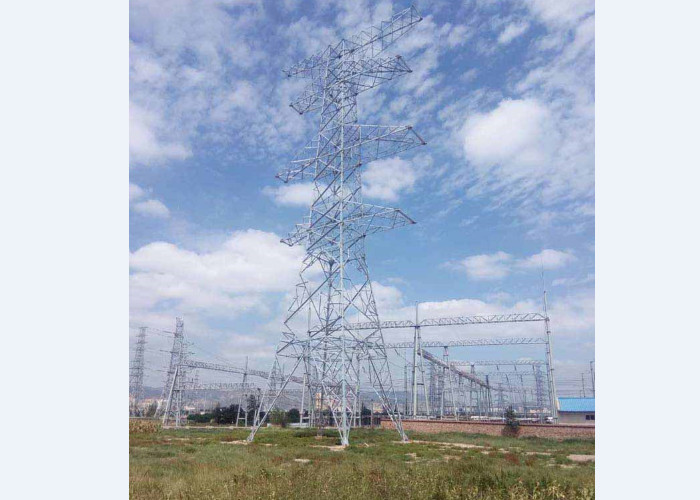 Quality Ground Based Power Transmission Line Tower High Rise Structure for sale