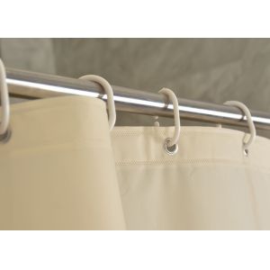 Ivory Shading Beautiful Shower Curtains Color Customized Mildewproof /