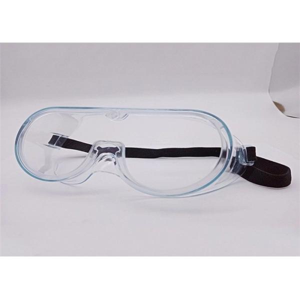 Buy Custom Protective Safety Goggles White Frame Fits Over Existing Glasses at wholesale prices