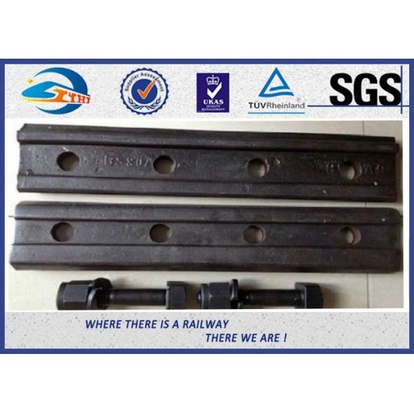 Buy Railroad Joint Bars And Bolts Railway Fish Plate Fishplate With 4 / 6 Holes at wholesale prices