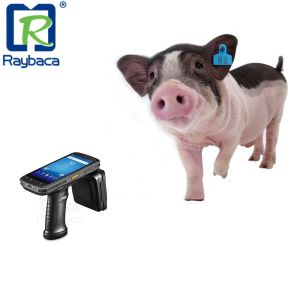 China UHF 960Mhz Android System Handheld RFID Reader Support Second Development on sale