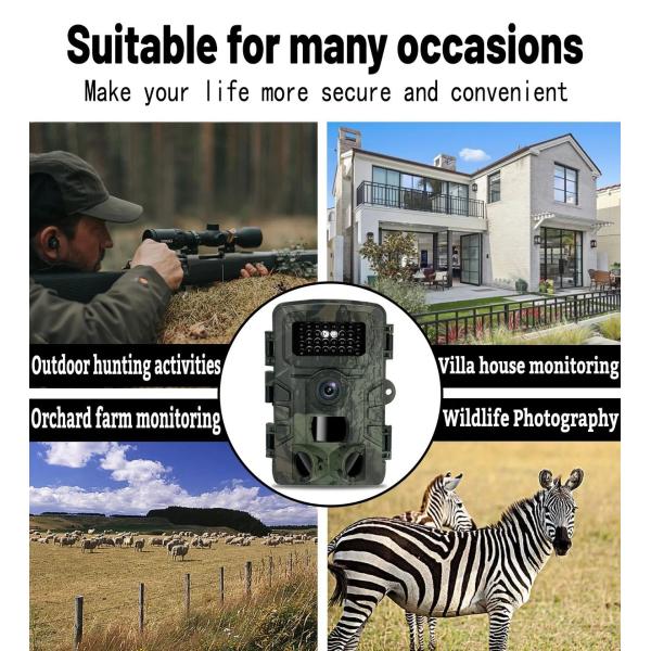3MP-16MP Outdoor Trail Camera Motion Detection Wildlife 1080P 720P