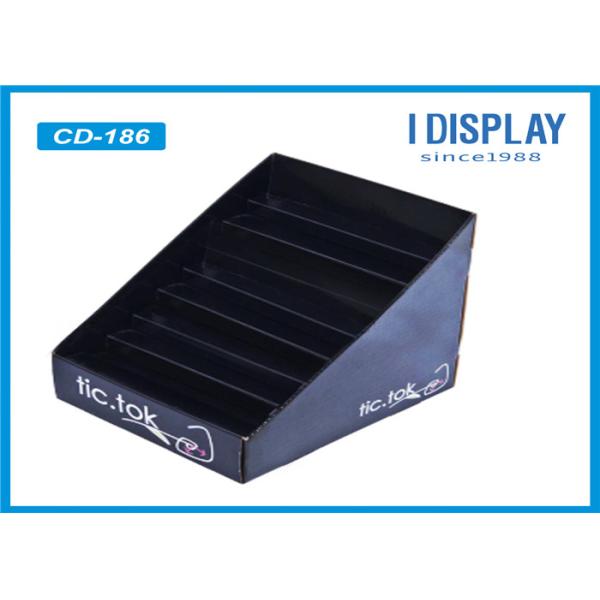 Tea Cardboard Counter Display , Counter Display Rack W32.5*D27.5*H45 Cm