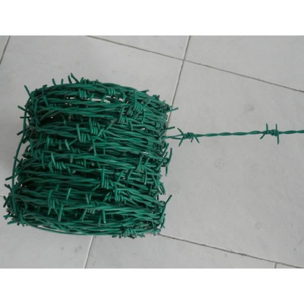 IOWA type barbed wire BWG12XBGW12/BWG14XBGW14/BWG12XBGW14 4" barb spacing 5" barb distance 1.5cm barb length
