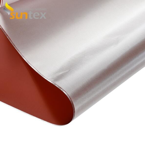 Heat Resistance 550C Silicone Coated Fiberglass Fabric high temperature
