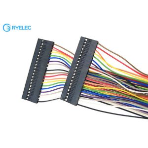 2.54mm 20P Dupont With Premium Standard 1.27mm Pitch 20 Pins Flat Rainbow Ribbon