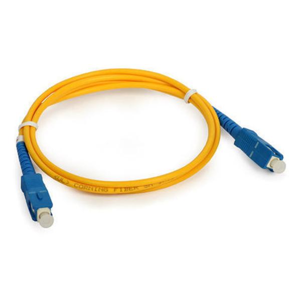 Buy Singlemode Fiber Optic Patch Cord Low Insertion Loss With SC / LC / ST / FC Connector at wholesale prices