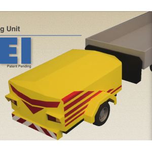 Aluminum Alloy 700kg Crash Cushion Vehicle